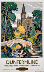 'Dunfermline’  BR (ScR) poster  1959.