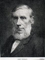 John Tyndall  Irish physicist  c 1880s.