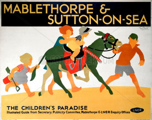 ‘Mablethorpe & Sutton-on-Sea’  LNER poster  1923-1947.