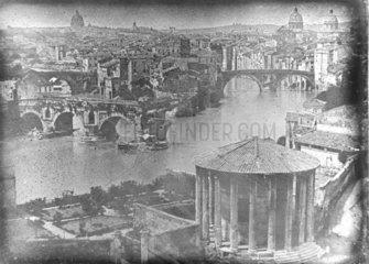 Rome  View from the Bell Tower of San Maria in Cosmedino...'  1840.