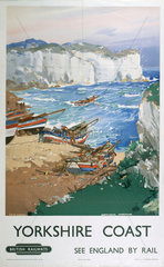 ‘Yorkshire Coast’  BR poster  1948-1965.