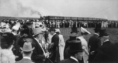 The opening of GCR’s Immingham Dock  Lincolnshire  22 July 1912.