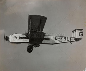 Armstrong-Whitworth Argosy prototype G-EBLF 'City of Glasgow' in flight  1927.