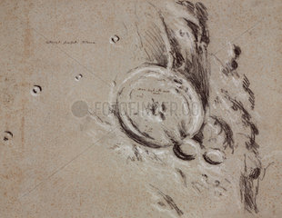 Lunar crater ‘Gassendi’  1840-1860.