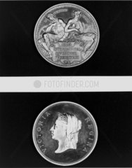 Bronze medal awarded to Alexander Parkes  1885.