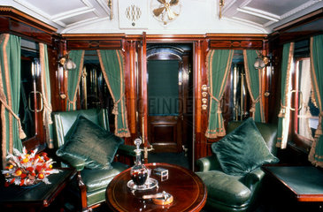 Saloon of King Edward VII's Royal Train  1903.