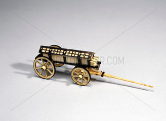 Model of a military cart.