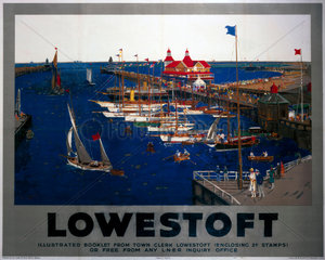 'Lowestoft'  LNER poster  1930.