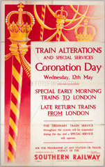 'Coronation Day'  SR poster  1937.
