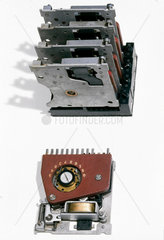 Components from the Harvard Mark I computer  1937-1944.