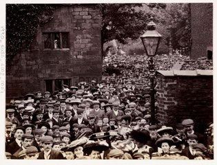 Large crowd  1905.