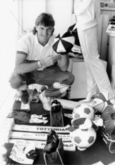 Glenn Hoddle  British footballer  May 1987.