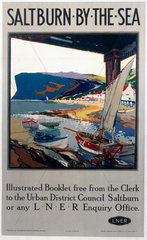 ‘Saltburn-by-the-Sea’  LNER poster  c 1920s.
