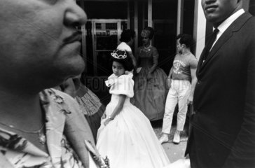 Puerto Rican parade  New York City  1964.