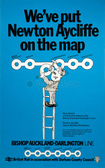 'We've put Newton Aycliffe on the Map'  poster  1977.