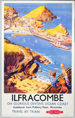 'Ilfracombe'  BR poster  1950s.