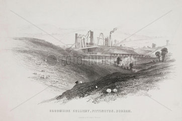 Broomside Colliery  Pittington  Durham  1844.