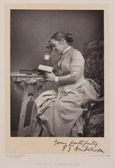 Elizabeth Garret Anderson  doctor  c 1880s.