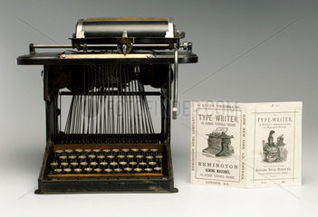 Remington No 1 typewriter  c 1876.