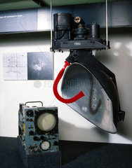 Scanner and indicator for H2S Mk IIc radar installation  c 1950.