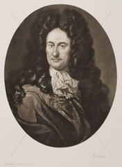 Gottfried Wilhelm Leibniz  German mathematician and philosopher  c 1700.