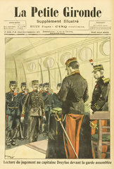 Reading of the Dreyfus Judgement  24 September 1899.