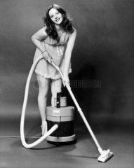 Model with a Vax vacuum cleaner  March 1979.