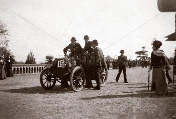 C S Rolls' 8 hp Panhard motor car at the Crystal Palace control test  1908.