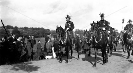 King George V on horseback  c 1910s.