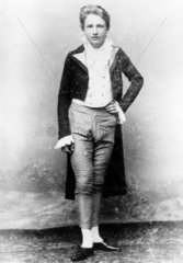 Erwin Schrodinger  Austrian physicist  as a school boy  c 1900.