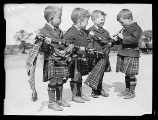 Young bagpipers  1933.