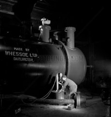 Testing an industrial boiler  Whessoe Ltd  1950.