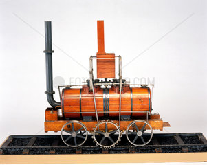 Blenkinsop's rack locomotive  1812. Model (