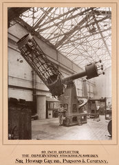 40 inch reflecting telescope  Newcastle upon Tyne  1931.