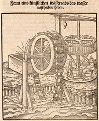Lifting water using horse-power  1548.