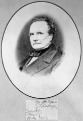Charles Babbage  British mathematician and computing pioneer  1863.