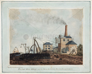 Coal-mine wharf near the Moira Baths  Ashby Woulds  Leicestershire  1837.