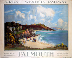 ‘Falmouth’  GWR poster  1923-1942.