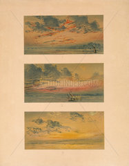 '...Afterglow Effects at Chelsea  London  26 November 1883.’