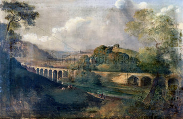 Helmshore Viaduct  Lancashire  c 1850-1870.