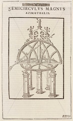 Tycho Brahe’s azimuth semicircle  c 1587.