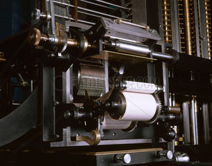 View of printer from Babbage’s Difference Engine No 2  2002.