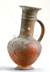 Pottery ring ware jug  Cyprus  1600-1400 BC.