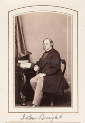 'John Bright'  c 1865.