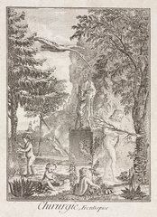Allegorical scene  1780.