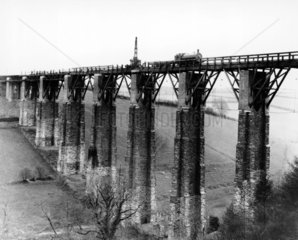 View of Liskeard Viaduct  Cornwall  1894.