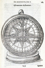 Illustration from 'De Magnete' by William Gilbert  1600.
