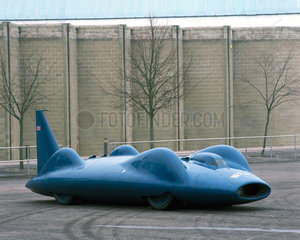 Donald Campbell's record-breaking 'Bluebird’ CN7 car  1962.