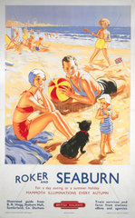 ‘Roker and Seaburn’  BR poster  1953.