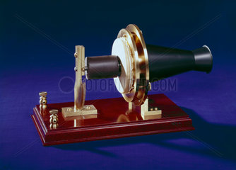 Bell's centennial telephone transmitter  1876.